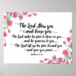 The Lord Bless you en Keep You Art Print