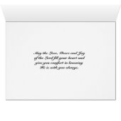 The Lord Bless You, Numbers 6:24, Celtic Card (Binenzijde Horizontaal (Onderkant))