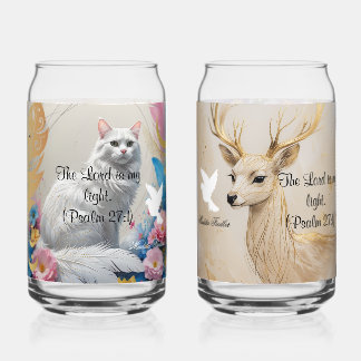 The Lord is my light. (Psalm 27:1) Blikvorm Glas