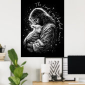 The Lord is my Shepard. Psalm 23. Poster (Thuiskantoor)