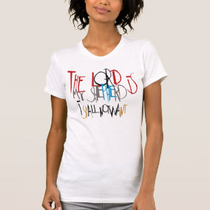 "The Lord is my Shepherd" van Michael Crozz T-shirt
