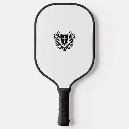 The Lord is my Strength & Shield Royalty  Pickleball Paddle (Achterkant)