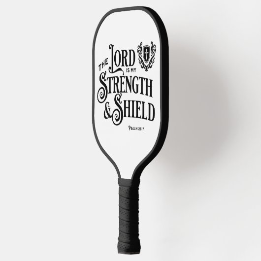 The Lord is my Strength & Shield Royalty  Pickleball Paddle (Links)
