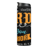 The Lord Is With You Mighty Warrior Thermosbeker (Geroteerd rechts)