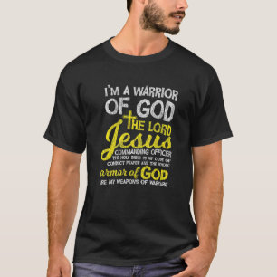 The Lord Jesus Armor of God Cross Faith Christelij T-shirt