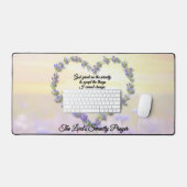 The Lord’s Serenity Prayer Lavender Heart Floral  (Clavier et souris)