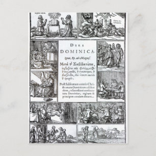 The Lord's Day, 1639 Briefkaart