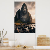 The Lords Face op Rocky Mountain Poster (Keuken)