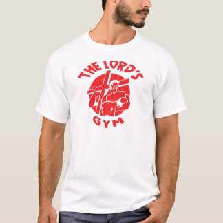 The Lord's Gym - Logo Design Red T-shirt