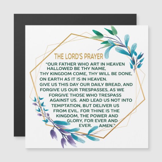 The Lord's Prayer (Voorkant / Achterkant)