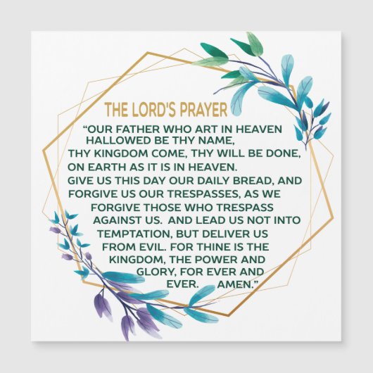 The Lord's Prayer (Voorkant)