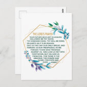 The Lord's Prayer Briefkaart (Voorkant / Achterkant)