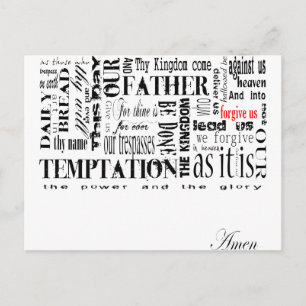 The Lords Prayer Briefkaart
