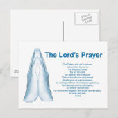 The Lords Prayer Briefkaart (Voorkant / Achterkant)
