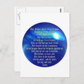 The Lord's Prayer Briefkaart (Voorkant / Achterkant)