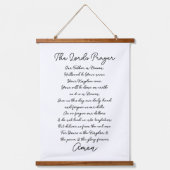 The Lord's Prayer Christelijk Hangend Wandkleed (Voorkant)