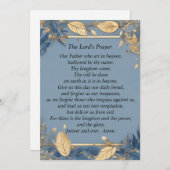The Lord's Prayer Feestdagenkaart (Voorkant / Achterkant)