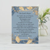 The Lord's Prayer Feestdagenkaart (Staand voorkant)