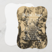 The Lords Prayer Feestdagenkaart (Voorkant / Achterkant)