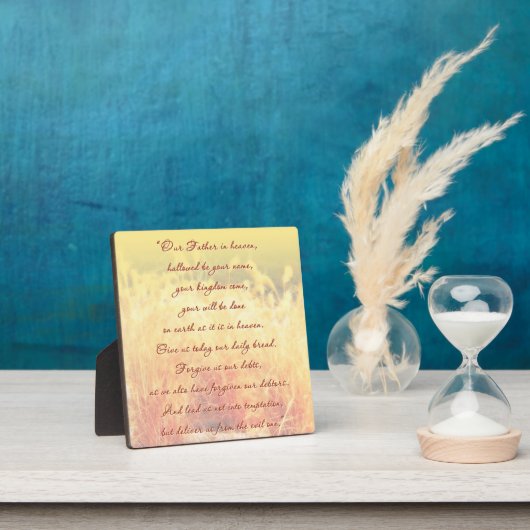 The Lord's Prayer Fotoplaat (Insitu)