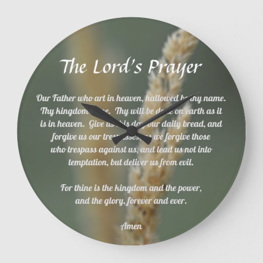The Lord's Prayer Grote Klok (Voorkant)