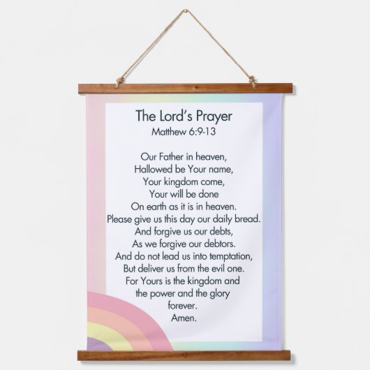 The Lord's Prayer Hangend Wandkleed (Voorkant)
