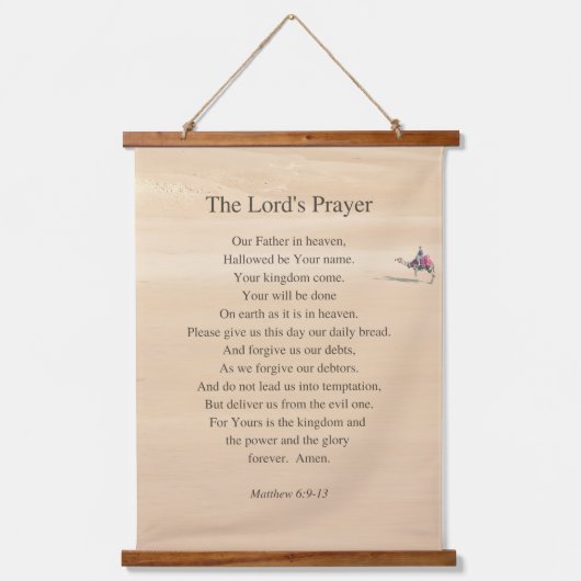 The Lord's Prayer Hangend Wandkleed (Voorkant)