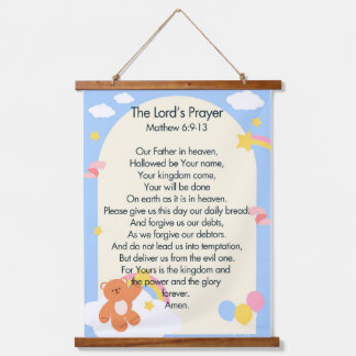 The Lord's Prayer Hangend Wandkleed