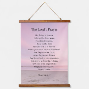 The Lord's Prayer Hangend Wandkleed