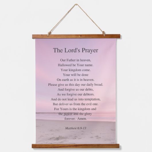 The Lord's Prayer Hangend Wandkleed (Voorkant)