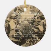The Lords Prayer Keramisch Ornament (Achterkant)