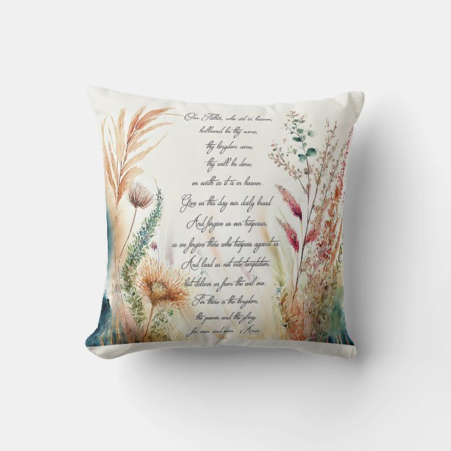 The Lord's Prayer Kussen (Voorkant)