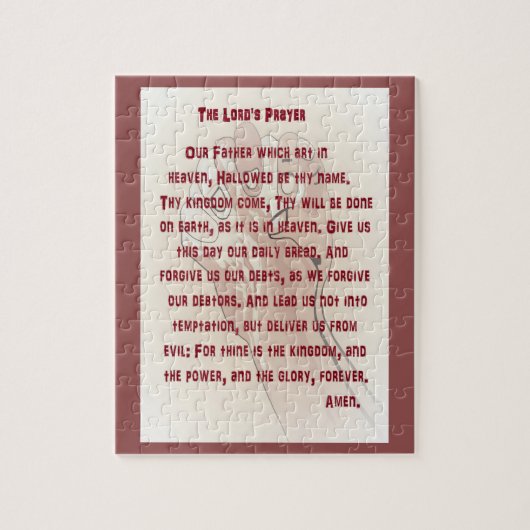 The Lord's Prayer Legpuzzel (Verticaal)
