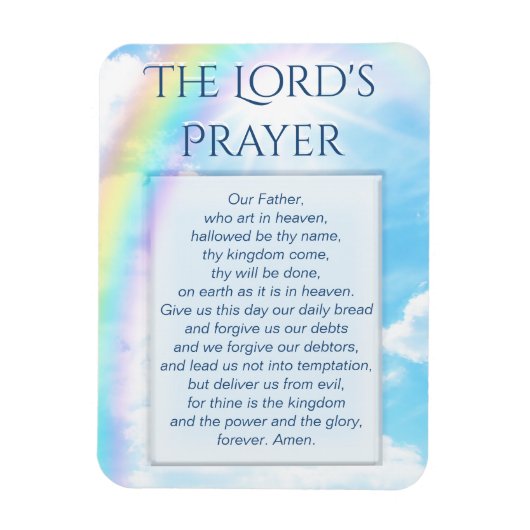 The Lord's Prayer Magneet (Verticaal)