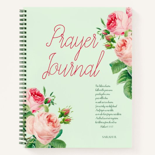 The Lords Prayer Notitieboek (Voorkant)