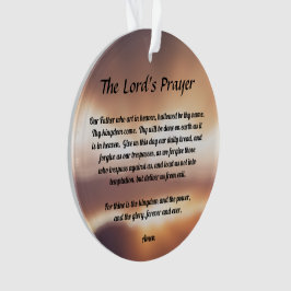 The Lord's Prayer Ornament