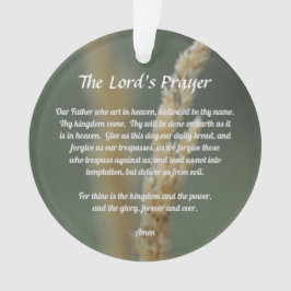 The Lord's Prayer Ornament