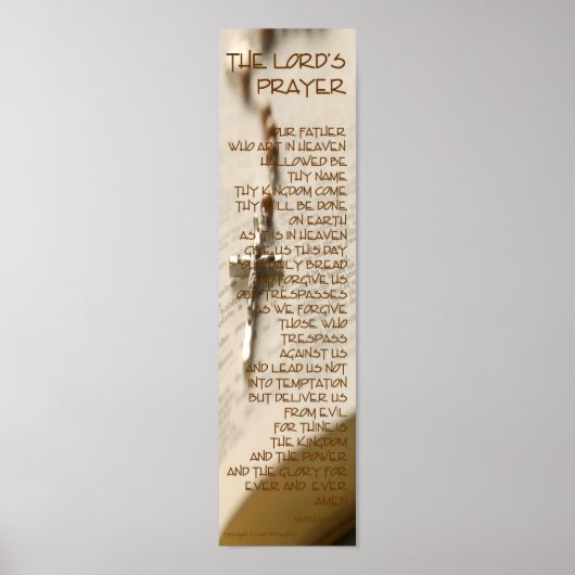 The Lord's Prayer Poster (Voorkant)