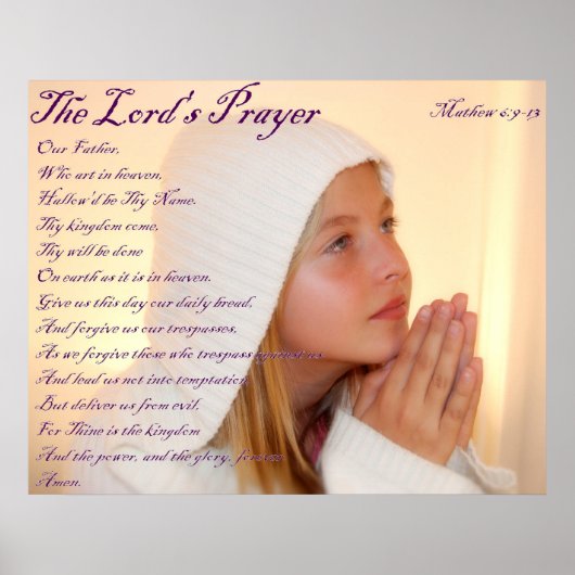 The Lords Prayer Poster (Voorkant)