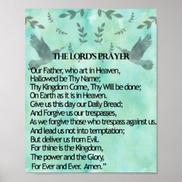 The Lord's Prayer Poster