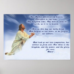 The Lord's Prayer Poster
