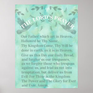 The Lord's Prayer Poster