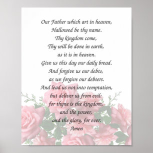 The Lord's Prayer Poster