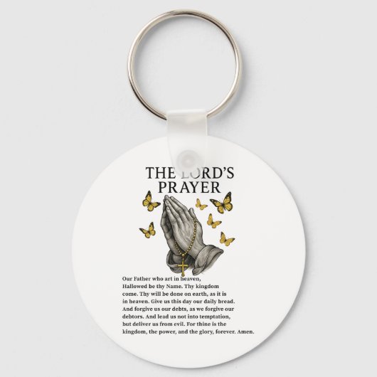 The Lord's Prayer Sleutelhanger (Voorkant)