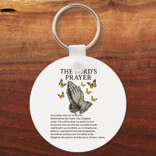 The Lord's Prayer Sleutelhanger (Achterkant)