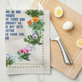 The Lord's Prayer Theedoek (Quarter Fold)