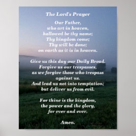 The Lord's Prayer - Traditional Version Poster