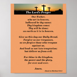 The Lord's Prayer - Traditionele versie Poster