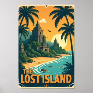 The Lost Island - ontdekkingsreiziger Poster
