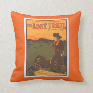 The Lost Trail - Komedie Drama Western Leven Kussen